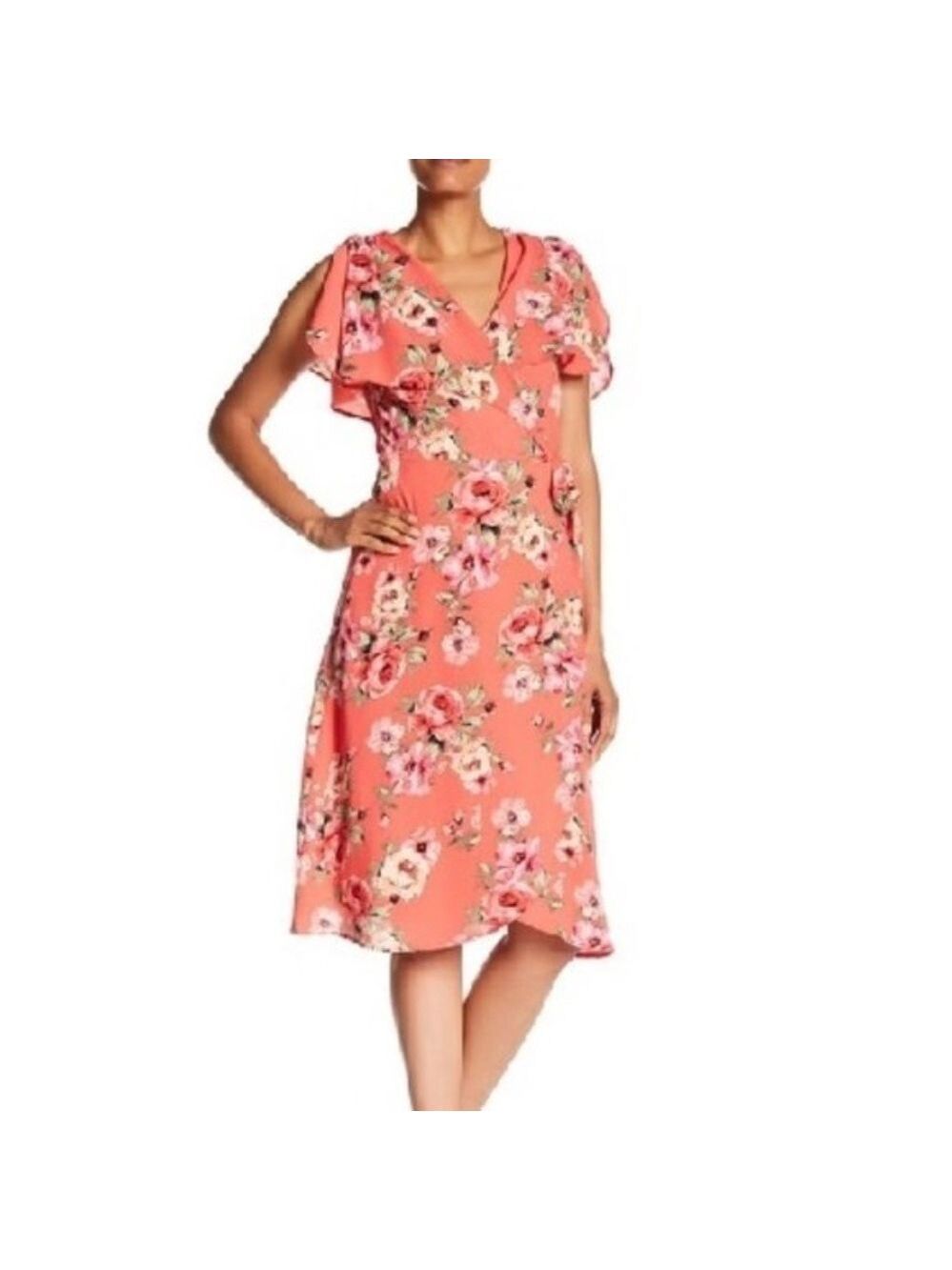 Spirit of Grace Print Wrap Dress